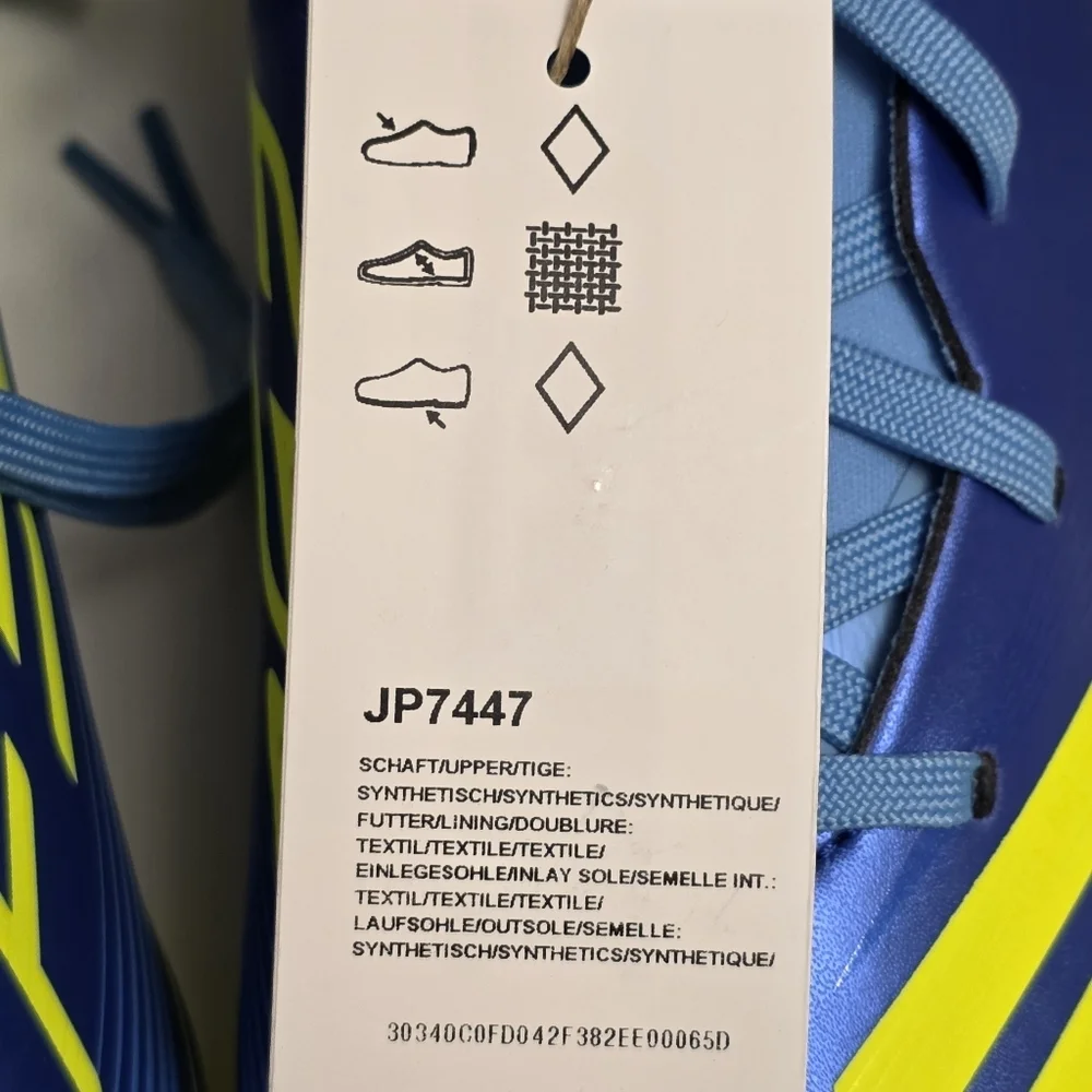 Adidas Men's Messi League FG Firm Ground Soccer Cleats Blue JP7447 Size 9.5 New